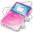 iPod Video Pink Apple Icon 128x128 png